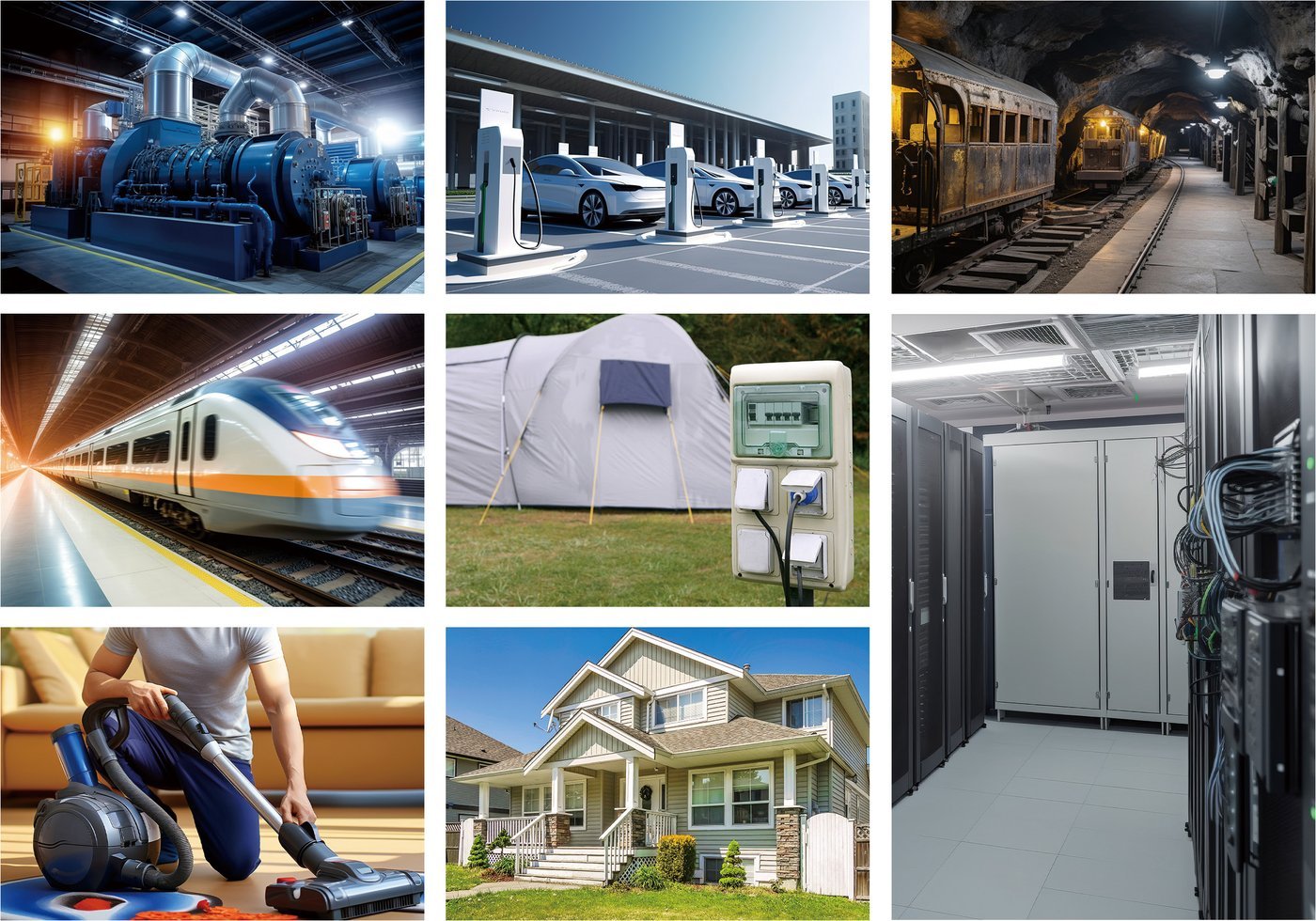 Application Scenarios - Industrial, Energy, Transportation, Data Center, Residential