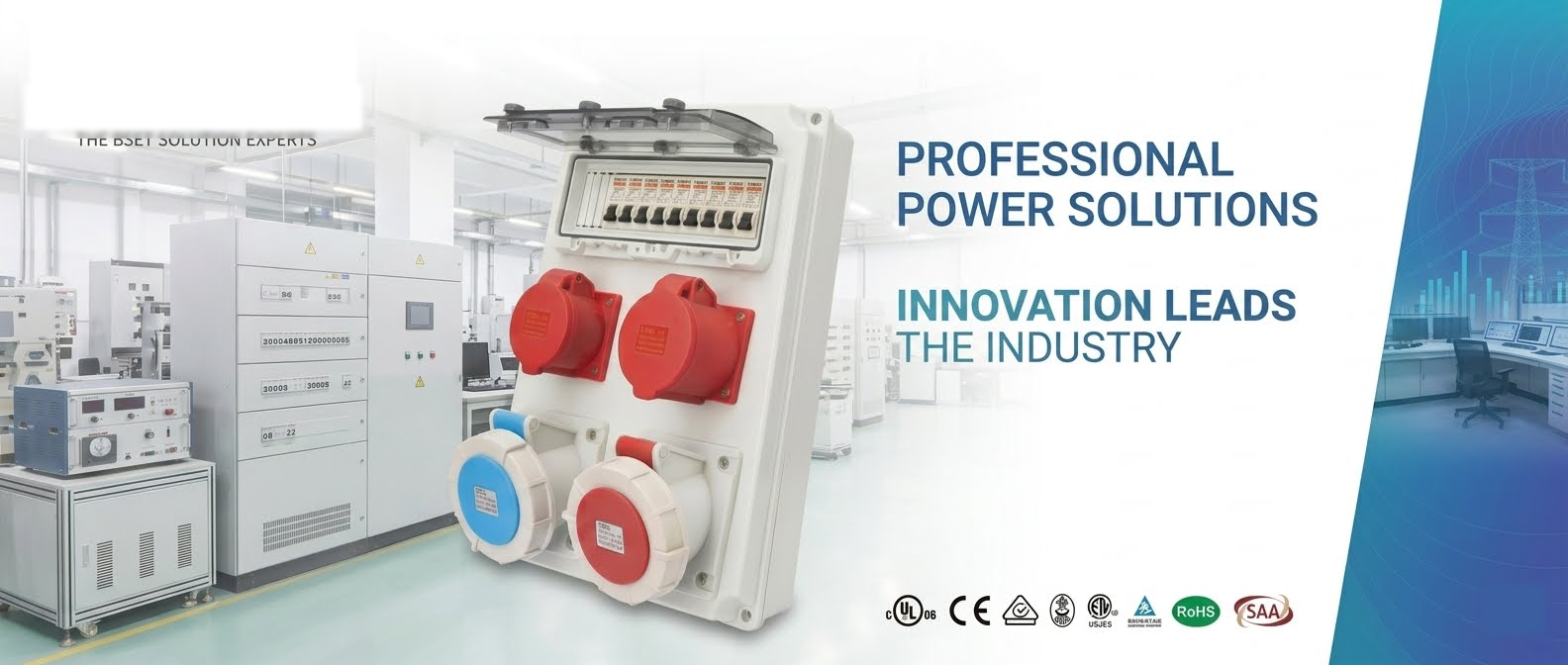 Industrial Plug and Socket Panel