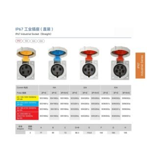IP67 Straight Socket