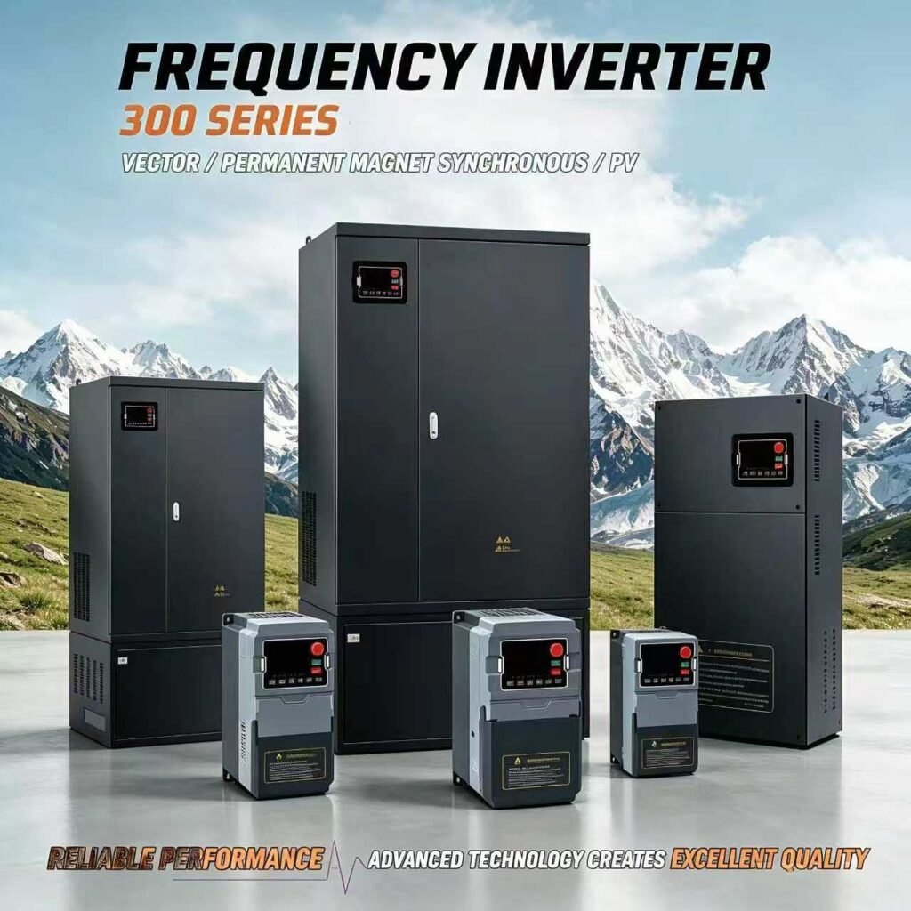 VFD 300N S2 Series Single to Three Phase 220V Inverter (0.75-5.5 kW)