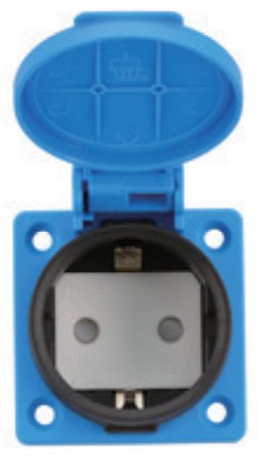 050401 German Standard (Schuko) panel socket